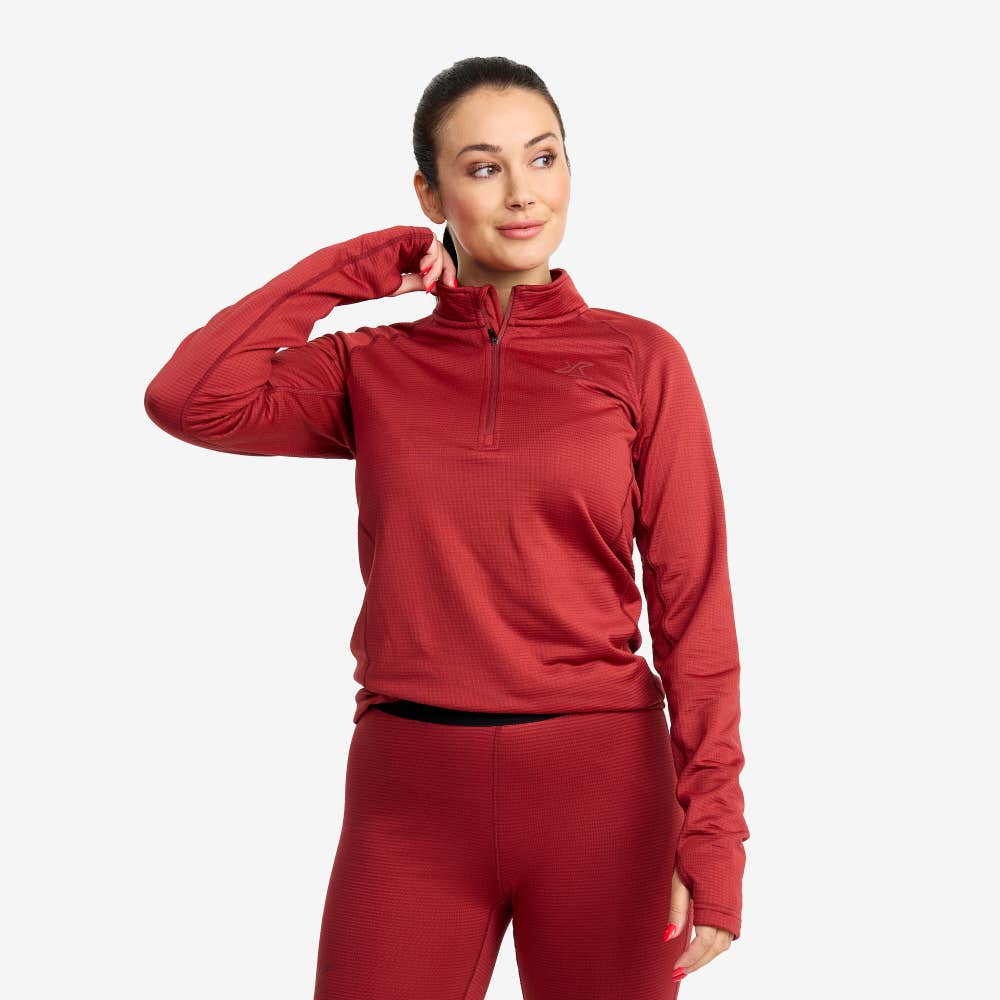 Waffle 1/2 Zip Baselayer Top