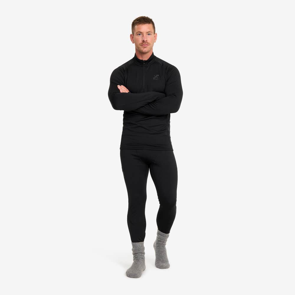Waffle 1/2 Zip Baselayer Top