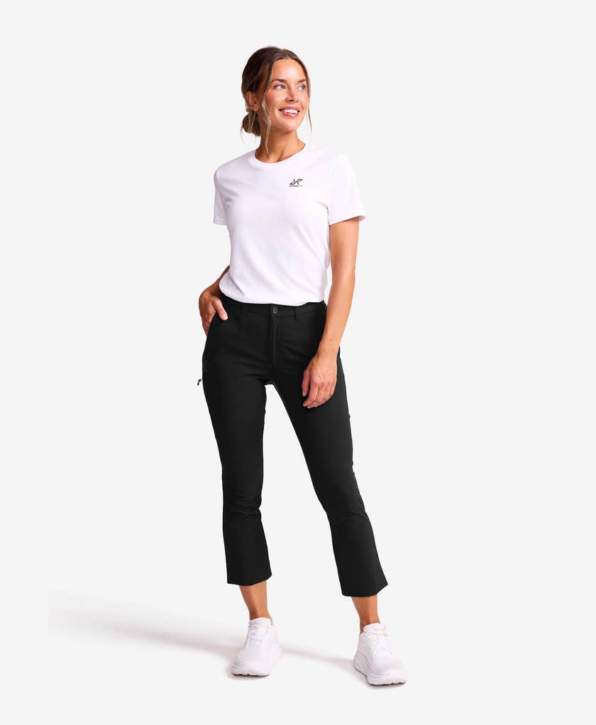 Variety High-waist Cropped Trousers Women